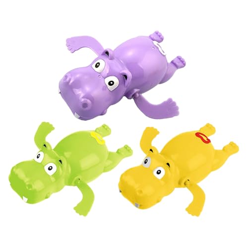 CUTeFiorino Floating Wind Up Water Toys Sea Animal Toy for Kids and Toddlers Bathtub Playset Clockwor Badewannen Einsatz Für Babys (Purple, One Size) von CUTeFiorino