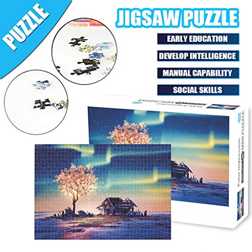 CUTeFiorino Für Erwachsene Und Kinder 16,5 x 11,7 Interessante 1000 Puzzles Spielzeug Erwachsene Stück Landschaft Puzzle Spiel Puzzle Spielzeug Für Erwachsene Und Kinder (As Show, One Size) von CUTeFiorino