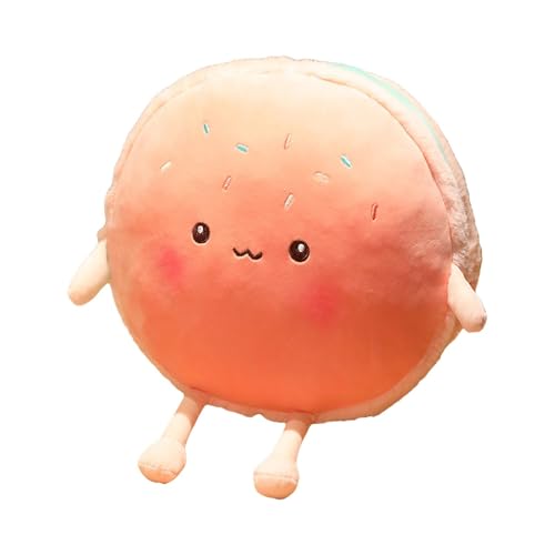CUTeFiorino Hamburger Plush Toy Hamburger Stuffed Toys Cute Plush Pillow Room Decor Holiday Birthday for Kids Boys Girls Mit Mehr Als 30 Interaktiven Geräuschen Und Reaktionen (Pink, A) von CUTeFiorino