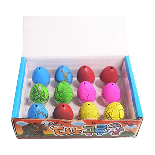 CUTeFiorino Hatching Growing Dinosaur Toys World 12 Pack Large Size Grow Dinosaurs Egg In Water Easter Eggs Lieblingsgeschenke für Compatible with Motorikschleifen (A, One Size) von CUTeFiorino