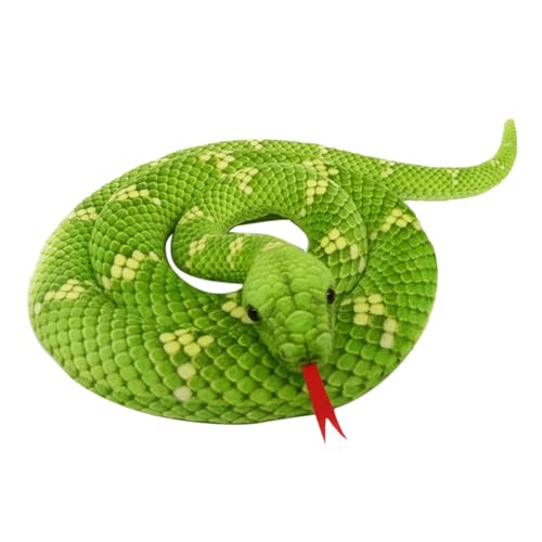 CUTeFiorino High Simulation Extra Long Soft Plush Toy Stuffed Animal Large Stuffed Animal Toy Children's Toy (Green) Zahnersatz (Green, S) von CUTeFiorino