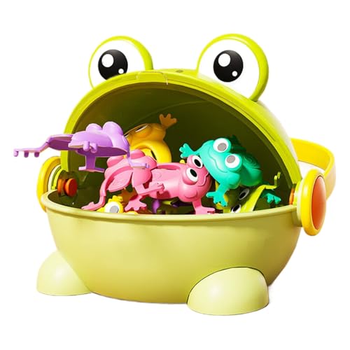 CUTeFiorino Jumping Frog Toy Kid Interactive Frog Toy Frog Flinging Toy | Assorted Colors Finger Bouncing Toy Kids Frog Jump Toy Parent Child Interactive Toys for Home (Green, One Size) von CUTeFiorino