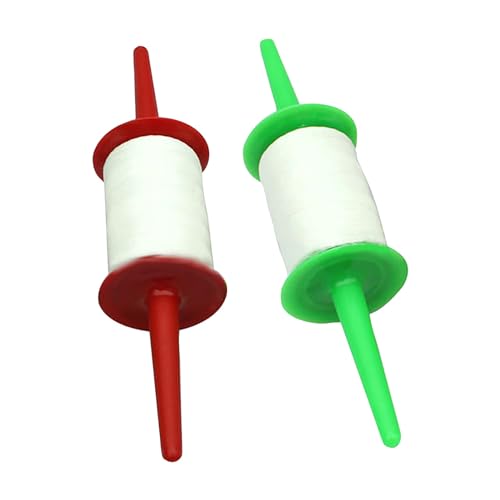 CUTeFiorino Kite Spule Kite Reel Grip Kite String 500 ft Linie für Jede Spule Kite Linie Zubehör für Outdoor Drachen Befestigungspunkt (Yellow, One Size) von CUTeFiorino