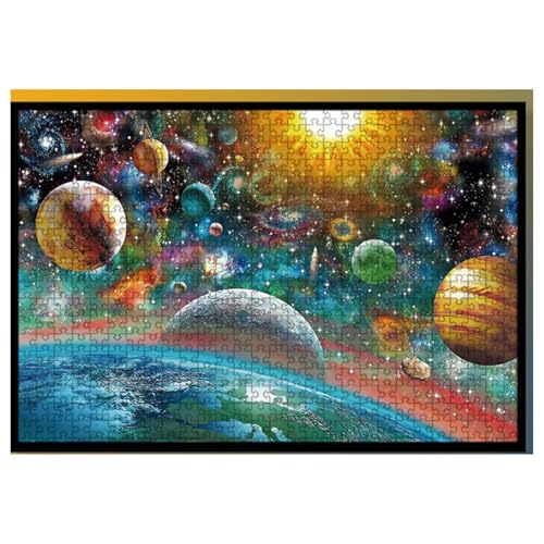 CUTeFiorino Klassische Puzzles Planetenpuzzle mit 520 perfekt kombinierten für eine Erwachsene Familie (Weltraum-Sonnensystem). Für Erwachsene Und Kinder (AI, One Size) von CUTeFiorino