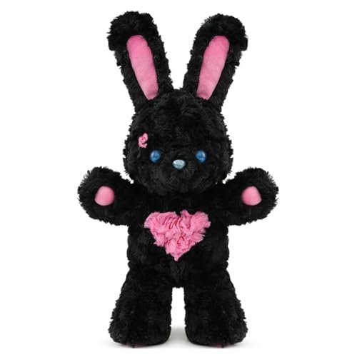 CUTeFiorino Kuscheln Sie Sich mit unserem entzückenden Spielzeug – perfekt für, Sammler und Gemütliche Mit Mehr Als 30 Interaktiven Geräuschen Und Reaktionen (Black, One Size) von CUTeFiorino