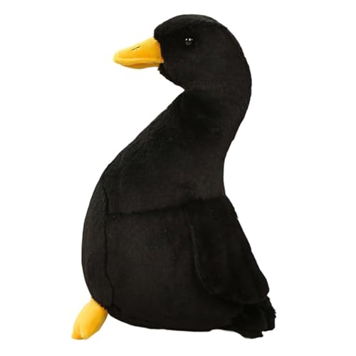 CUTeFiorino Large Size Black Realistic Stuffed Animal Plush Toy Der Singende Und Sprechende Elefant Spielt Guck-Guck Mit Den Ohren (Black, One Size) von CUTeFiorino