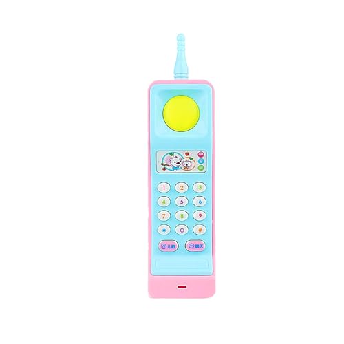 CUTeFiorino Musik Bunte Licht Stimme Elektronische Handy Pädagogisches Spielzeug Baby Kleinkindspielzeug (B, One Size) von CUTeFiorino