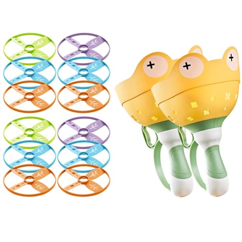 CUTeFiorino Outdoor-Spielzeug für 48 Jahren: Spielzeug, manuelles Fangen, Outdoor-Spiele für 3, 4, 5, 6, 7, 8 Outdoor-Spielzeug für, 35 Weihnachts-, Geburtstagsgeschenke für und (B, One Size) von CUTeFiorino