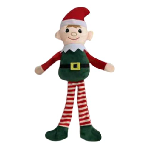 CUTeFiorino Personalized Christmas Doll Plush Doll Custom Name Christmas Decoration Xmas Stuffed for Toddlers Kids Boys Girls Kuschelweich (Green, A) von CUTeFiorino