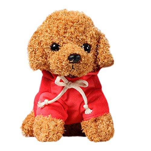CUTeFiorino Plüschfigur Puppe Cute Teddy Cute Trompete Tier Rag Welpe Puppe Mit Mehr Als 30 Interaktiven Geräuschen Und Reaktionen (E, One Size) von CUTeFiorino