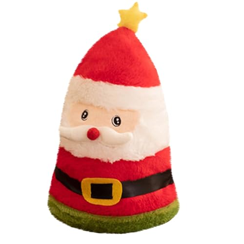 CUTeFiorino Plush Santa Hat Novelty Reversible Kuschelweich (B, A) von CUTeFiorino