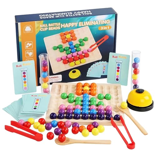 CUTeFiorino Portable Early Educational Tool Suitable for Home Travel and Outdoor Use. Wooden Number Building Block (1 Box) Creative Stacking Toys Early Educational Toy for Child Baby (F, One Size) von CUTeFiorino