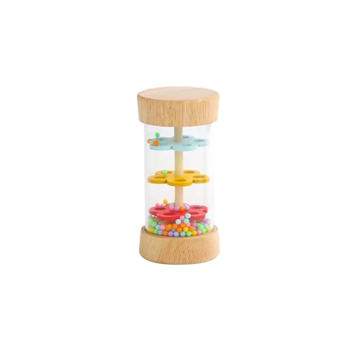 CUTeFiorino Portable Sensory Toy with Colored Beads Suitable for Visual and Auditory Stimulation Lightweight and Suitable for Travel Baby Kleinkindspielzeug (A, One Size) von CUTeFiorino