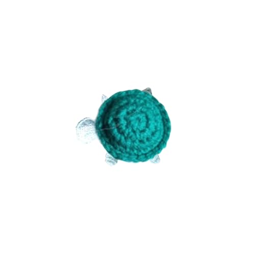 CUTeFiorino Puppe mit DREI Schildkröten, handgewebte Puzzle-Schildkröte für, Schildkrötengröße, Wollschildkröte. Stofftier 13 cm (D, One Size) von CUTeFiorino
