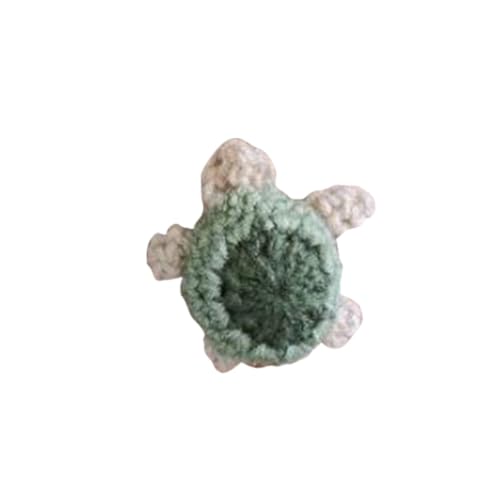 CUTeFiorino Puppe mit DREI Schildkröten, handgewebte Puzzle-Schildkröte für, Schildkrötengröße, Wollschildkröte. Stofftier 13 cm (F, One Size) von CUTeFiorino