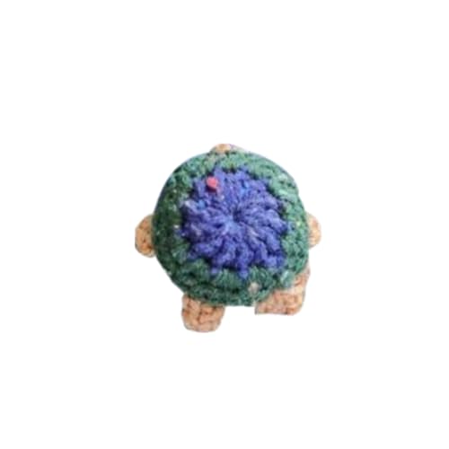 CUTeFiorino Puppe mit DREI Schildkröten, handgewebte Puzzle-Schildkröte für, Schildkrötengröße, Wollschildkröte. Stofftier 13 cm (H, One Size) von CUTeFiorino