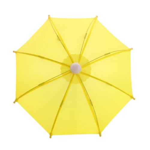 CUTeFiorino Puppenzubehör Regenschirm Spielzeugzubehör und Requisiten Bett Puppenbett (Yellow, One Size) von CUTeFiorino