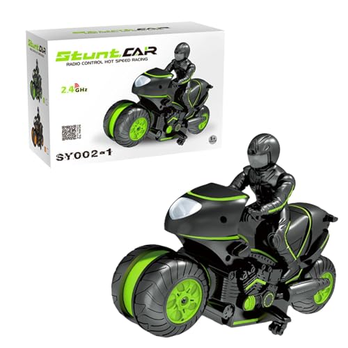 CUTeFiorino RC Motorcycle Remote Motorcycles High Speed RC Car Remote Car 2.4 360° Rotating Drift Stunt Car Motorbike Toy for Kids Ages 4 5 6 7 8 and Up 2 Akku Lange Laufzeit (B, One Size) von CUTeFiorino