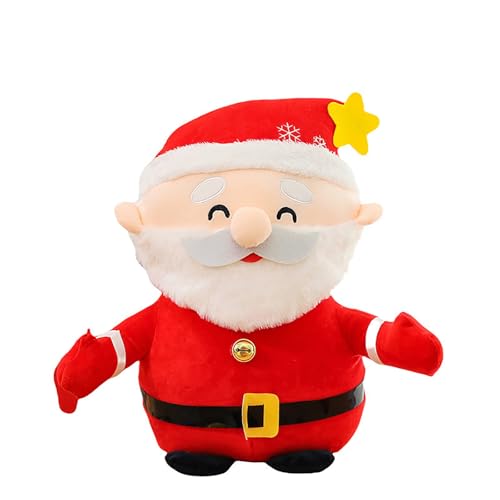 CUTeFiorino Santa Stuffed Animals Christmas Deer Doll Doll Holiday Decoration Christmas Stofftier 13 cm (A, One Size) von CUTeFiorino