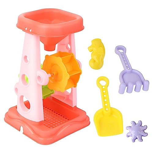 CUTeFiorino Strand Spielzeug Set Wasser Strand Strand Sandkasten Spielzeug Für Outdoor Spielzeug Schnee Spielzeug 5 Stück Blau Schwimmendes Fischspielzeug (Red, One Size) von CUTeFiorino