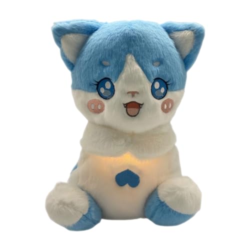 CUTeFiorino The Breathing Green Sleepy Breathing Stuffed Animal Peluche Que Respira para Dormir Sleeping Breathing Anxiety Koala with Sensory Light Sound Music Appease Toy Masse Ostern (Blue, S) von CUTeFiorino