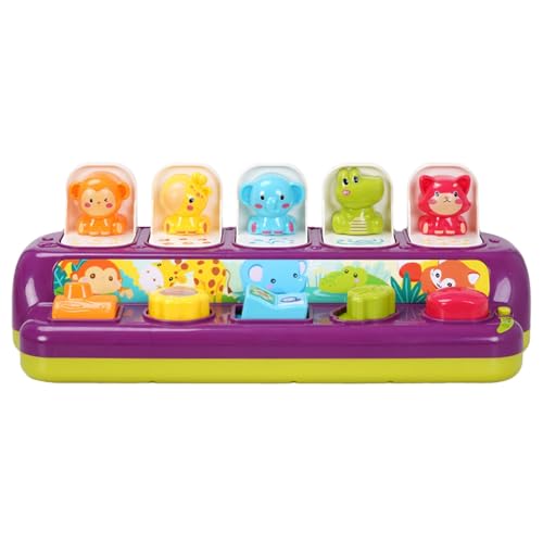 CUTeFiorino Up Animal Box, Frühes Lernen, Up-Spielzeug für, Training und der motorischen Fähigkeiten, lustiges Lernspiel für Compatible with Motorikspielzeug (A, One Size) von CUTeFiorino