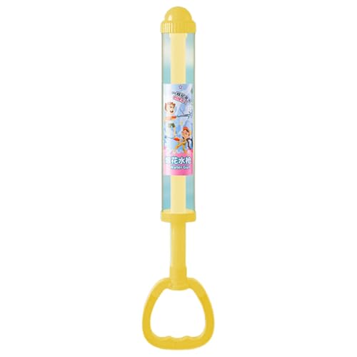 CUTeFiorino Water Spray Style Water Spray Toys High Pressure Pull Out Sprinkler Toy Water Toys for Couples Family and Friends Interactive Game Fußball Dartscheibe (Yellow, One Size) von CUTeFiorino