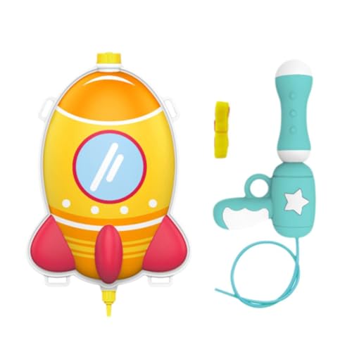 CUTeFiorino Water with Backpack Tank Squirt for Kids Water Toys for Boys Ages 3 5 Water Outdoor Pool Toy for 3 4 5 6 7 8 Years Old Boys Girls Leuchtrakete (A, One Size) von CUTeFiorino