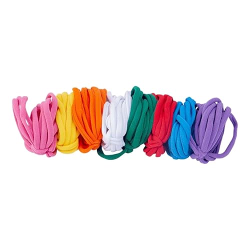 CUTeFiorino Webschlaufen, Topflappenschlaufen, Webspielzeug für Heimwerker, Weiß, 192 Stück Basteln Malen Und Rätseln (B, One Size) von CUTeFiorino