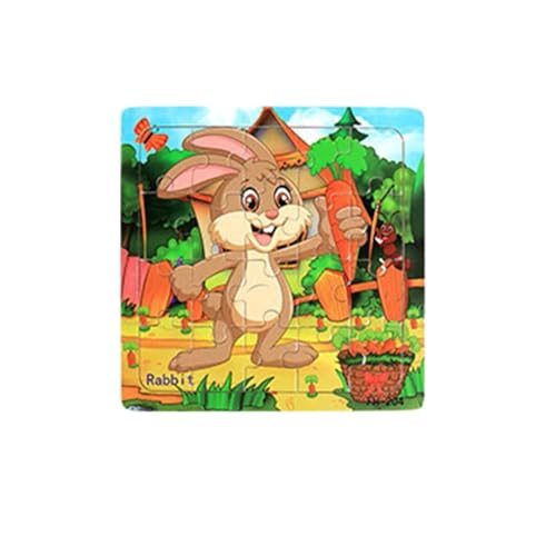 CUTeFiorino Wooden Puzzle Puzzle Toys for Children and Infants Early Education Puzzle Klassische Puzzles (H, One Size) von CUTeFiorino