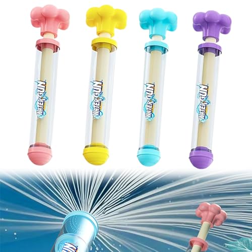 CUVZORA 4 Stück Feuerwerks Wasserpistole Spielzeug, Wasserspritze Kinder, Romantische Feuerwerk Wasserspritze für Paare, für Strand, Pool, Gartenpartys und Sommerfeste von CUVZORA