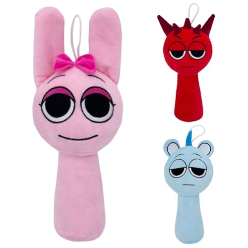 CUZYP 1 Stück Sprunki Kuscheltier schiggy plüschtier Kuscheltier (Pinki) von CUZYP
