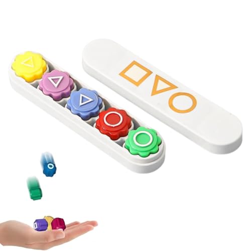 CUZYP Gonggi Koreanisches Spiel, Gonggi Jack Koreanisches Stones Spiel Set Geeignet für alle Familienmitglieder(5 Stück,Weißes Boxset) von CUZYP