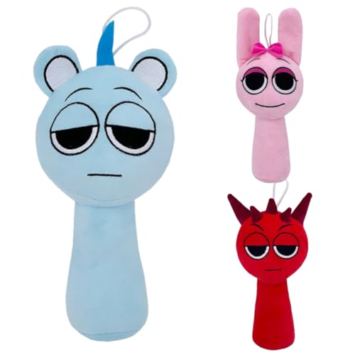 CUZYP Sprunki Kuscheltier schiggy plüschtier Kuscheltier (Blau) von CUZYP