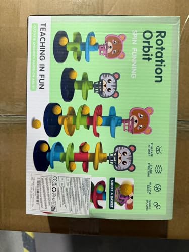 CVARRISE Baby Ball Drop Roll Toy, Tower Roll Sensory Toy für Jungen Mädchen, Montessori Educational Stay Focus Game, Geburtstagsgeschenke für Babys CVARRISE Baby Ball Drop Roll Toy, Tower Roll Sensory Toy für Jungen Mädchen, Montessori Educational Stay Focus Game, Geburtstagsgeschenke für Babys von CVARRISE