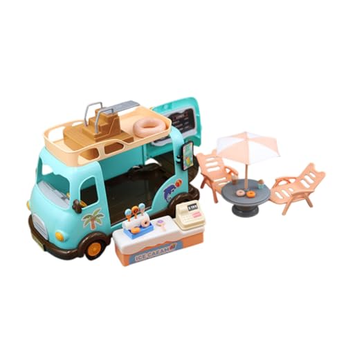 1 Set Miniatur-puppenhausmöbelset Mit Simuliertem Eiswagen, Strandstuhl Und Für Kinder, Rollenspiele Und Heimdekoration 1 Set Miniatur-puppenhausmöbelset Mit Simuliertem Eiswagen, Strandstuhl Und Für Kinder, Rollenspiele Und Heimdekoration von CVUTOVO