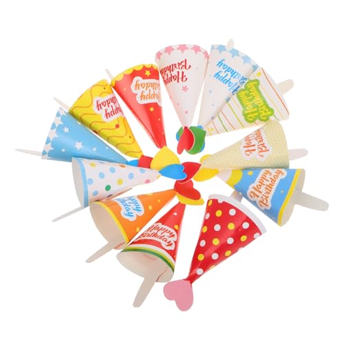 36 Stück Kuchenhutdekoration Geburtstagsmützen für Tortenaufsätze für Geburtstagsfeiern DIY Cupcake-Dekorationen Babyparty -Dessert -Dekorationen Geburtstagshut Papier 36 Stück Kuchenhutdekoration Geburtstagsmützen für Tortenaufsätze für Geburtstagsfeiern DIY Cupcake-Dekorationen Babyparty -Dessert -Dekorationen Geburtstagshut Papier von CVUTOVO