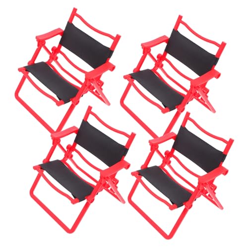 4 Stück Miniature Klappstühle für Puppenhaus Faltbare Möbel für Mikro Landschaften und Strand Szenen Strapazierfähige und Spielzeuge für Kreative Dekoration 4 Stück Miniature Klappstühle für Puppenhaus Faltbare Möbel für Mikro Landschaften und Strand Szenen Strapazierfähige und Spielzeuge für Kreative Dekoration von CVUTOVO