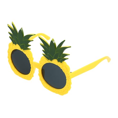 CVUTOVO 1 Paar Pineapple Sonnenbrille für Sommerfeiern Lustige Fruchtige Accessoires für Hawaii Partys Strand Events und Festivals Einzigartiges Design Leuchtendem von CVUTOVO
