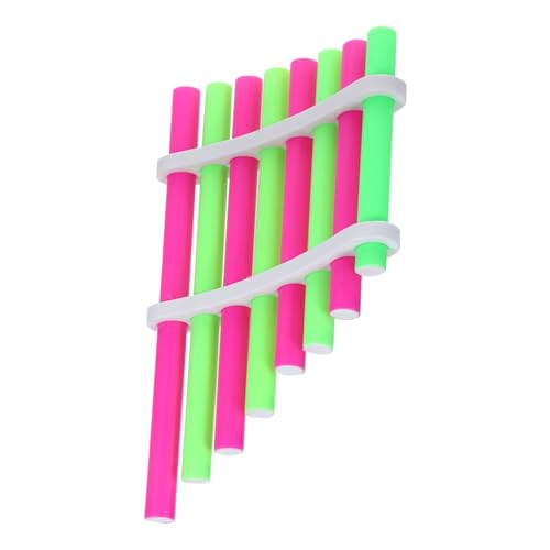 CVUTOVO 1 Satz DIY Panflöte für Selbstmontage Musikinstrument Kreativität und Vorstellungskraft Pädagogisches Klangspielzeug für Kleinkinder Hochwertiges Kunststoffmaterial von CVUTOVO