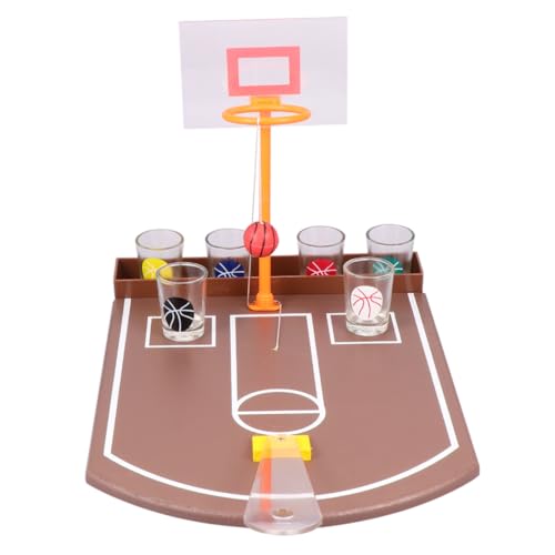 CVUTOVO 1 Satz Desktop Basketball Trinkspiel für Partys Bar Zubehör Unterhaltsames Gesellschaftsspiel mit Lustigem Design für Gesellige Abende CVUTOVO 1 Satz Desktop Basketball Trinkspiel für Partys Bar Zubehör Unterhaltsames Gesellschaftsspiel mit Lustigem Design für Gesellige Abende von CVUTOVO