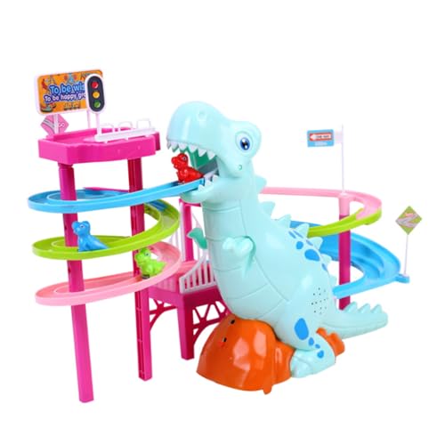CVUTOVO 1 Satz Dinosaurier Kletterspielzeug Set für Kleinkinder Elektronisches Treppen Musikspielzeug mit Buntem Design Fördert die Eltern Junge Mädchen Bindung Sicheres und Langlebiges von CVUTOVO
