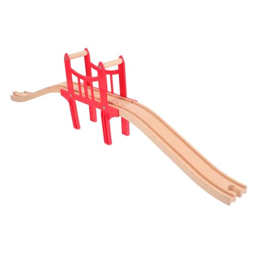 CVUTOVO 1 Satz Holzspielzeug Set mit Brücke Erweiterbare Gleise und Adapter für Tischaktivitäten Kompatibel mit Eisenbahnspielzeug S Kurven und Kreativen Spielmöglichkeiten CVUTOVO 1 Satz Holzspielzeug Set mit Brücke Erweiterbare Gleise und Adapter für Tischaktivitäten Kompatibel mit Eisenbahnspielzeug S Kurven und Kreativen Spielmöglichkeiten von CVUTOVO