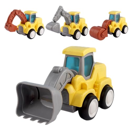 CVUTOVO 1 Satz Konstruktionsspielzeug für Teiliges Modell von Bagger Bulldozer Walze und Bohrer Realistische Baufahrzeuge für Kreatives und Sandgruben für Jungen CVUTOVO 1 Satz Konstruktionsspielzeug für Teiliges Modell von Bagger Bulldozer Walze und Bohrer Realistische Baufahrzeuge für Kreatives und Sandgruben für Jungen von CVUTOVO