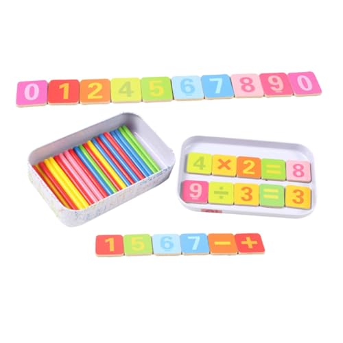 CVUTOVO Holz Rechenstäbe für Kinder Pädagogisches Mathematik Lernspielzeug Zählspielzeug für Vorschule Kreatives Zahlenlernen Additions Subtraktions Rechenhilfe CVUTOVO Holz Rechenstäbe für Kinder Pädagogisches Mathematik Lernspielzeug Zählspielzeug für Vorschule Kreatives Zahlenlernen Additions Subtraktions Rechenhilfe von CVUTOVO