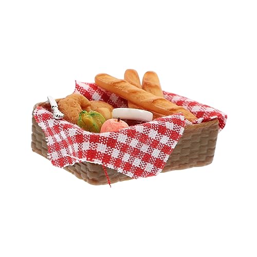 CVUTOVO 1 Satz Miniatur Brotkorb für Puppenhaus Dekoration Simuliertes Mini Food Zubehör für DIY Projekte für Miniatur Szenen und Modelle CVUTOVO 1 Satz Miniatur Brotkorb für Puppenhaus Dekoration Simuliertes Mini Food Zubehör für DIY Projekte für Miniatur Szenen und Modelle von CVUTOVO