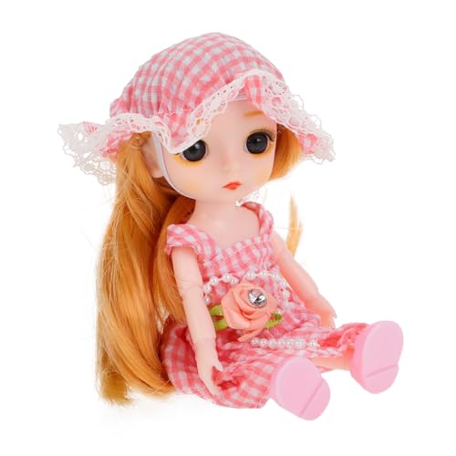 CVUTOVO 1 Satz Miniatur Puppe Realistische Prinzessinnen Puppe für Kleinkinder mit Kleidung und Schuhen Lifelike Mädchen für Kinderzimmer Dekoration von CVUTOVO