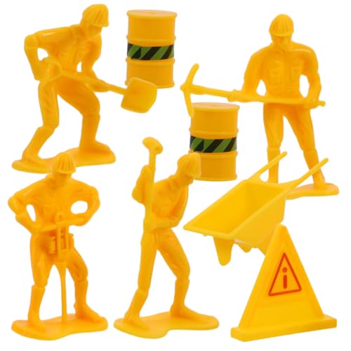 CVUTOVO 1 Satz Miniaturisierte Bauarbeiter Figuren Set für Baustellen Dekoration Teiliges Set aus Sicheren Stabilen Materialien für Geburtstagskuchen und Rollenspiele CVUTOVO 1 Satz Miniaturisierte Bauarbeiter Figuren Set für Baustellen Dekoration Teiliges Set aus Sicheren Stabilen Materialien für Geburtstagskuchen und Rollenspiele von CVUTOVO