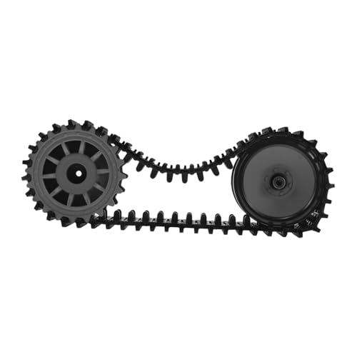 CVUTOVO 1 Satz Raupenfahrwerk mit Ersatzrädern für DIY Rc Crawler Ferngesteuertes Tankmodell für Bauprojekte mit Realistischem Design und Hervorragender CVUTOVO 1 Satz Raupenfahrwerk mit Ersatzrädern für DIY Rc Crawler Ferngesteuertes Tankmodell für Bauprojekte mit Realistischem Design und Hervorragender von CVUTOVO