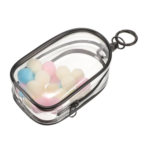 CVUTOVO 1 Satz Transparent Doll Storage Bag Kompakte Tragetasche für Puppen Outdoor Einsatz Transparente Aufbewahrung Mit Haken Leicht und Stabil für Figuren und Zubehör von CVUTOVO